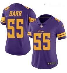 Womens Nike Minnesota Vikings 55 Anthony Barr Elite Purple Rush Vapor Untouchable NFL Jersey