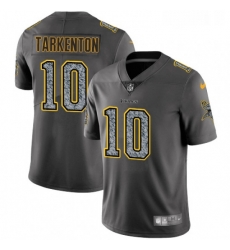 Youth Nike Minnesota Vikings 10 Fran Tarkenton Gray Static Vapor Untouchable Limited NFL Jersey