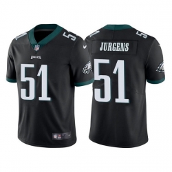 Men Philadelphia Eagles 51 Cameron Jurgens Black Vapor Untouchable Limited Stitched Jersey