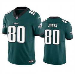 Men Philadelphia Eagles 80 Julio Jones Green 2023 F U S E  Vapor Untouchable Limited Stitched Football Jersey