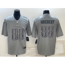 Men Philadelphia Eagles 88 Dallas Goedert Gray Atmosphere Fashion Stitched Jersey