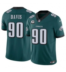 Men Philadelphia Eagles 90 Jordan Davis Green 2026 F U S E 1 Star C Patch Vapor Untouchable Limited Stitched Football Jersey Men Philadelphia Eagles 90 Jordan Davis Green 2026 F U S E 1 Star C Patch Vapor Untouchable Limited Stitched Football Jersey