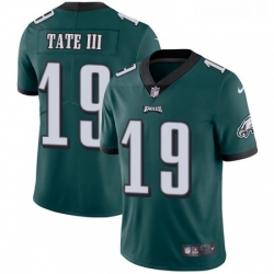 Mens Nike Philadelphia Eagles 19 Golden Tate III Midnight Green Team Color Vapor Untouchable Limited Player NFL Jersey