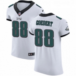 Mens Nike Philadelphia Eagles 88 Dallas Goedert White Vapor Untouchable Elite Player NFL Jersey