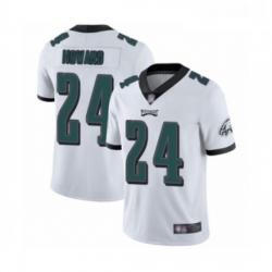 Mens Philadelphia Eagles 24 Jordan Howard White Vapor Untouchable Limited Player Football Jersey