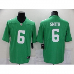 Men's Philadelphia Eagles #6 DeVonta Smith Midnight Green Draft First Round Pick Limited Jersey