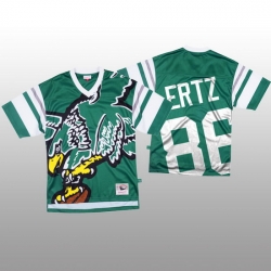 NFL Philadelphia Eagles 86 Zach Ertz Green Men Mitchell  26 Nell Big Face Fashion Limited NFL Jersey