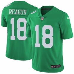 Nike Eagles 18 Jalen Reagor Green Men Stitched NFL Limited Rush Jersey