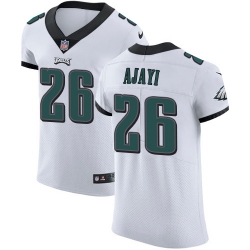 Nike Eagles #26 Jay Ajayi White Mens Stitched NFL Vapor Untouchable Elite Jersey