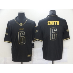 Nike Eagles 6 DeVonta Smith Black Gold Vapor Untouchable Limited Jersey