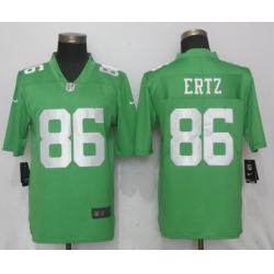 Nike Eagles #86 Zach Ertz Green 2017 Vapor Untouchable Player Limited Jersey