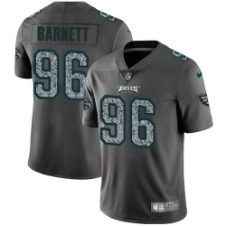 Nike Eagles 96 Derek Barnett Gray Static Vapor Untouchable Limited Jersey