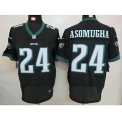 Nike Philadelphia Eagles 24 Nnamdi Asomugha black Elite NFL Jersey