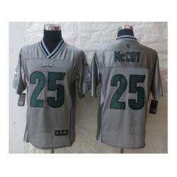 Nike Philadelphia Eagles 25 LeSean McCoy Grey Elite Vapor NFL Jersey