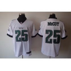 Nike Philadelphia Eagles 25 LeSean McCoy White Elite NFL Jersey