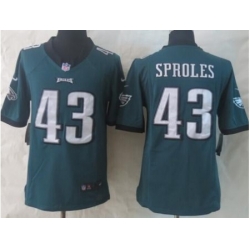 Nike Philadelphia Eagles 43 Darren Sproles Green Limited NFL Jersey