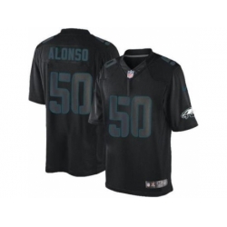 Nike Philadelphia Eagles 50 Kiko Alonso Black Impact Limited NFL Jersey