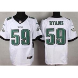 Nike Philadelphia Eagles 59 DeMeco Ryans White Elite NFL Jersey