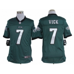 Nike Philadelphia Eagles 7 Michael Vick Green Limited NFL Jersey