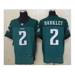 Nike philadelphia eagles 2 Matt Barkley green Elite NFL Jersey