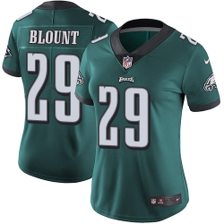 Nike Eagles #29 LeGarrette Blount Midnight Green Team Color Womens Stitched NFL Vapor Untouchable Limited Jersey