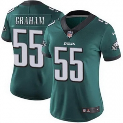 Women Philadelphia Eagles Brandon Graham #55 Green F U S E Stitched NFL Jersey