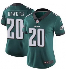 Women Philadelphia Eagles Brian Dawkins #20 Green F U S E Stitched NFL Jersey