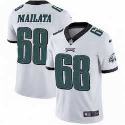 Youth Nike Eagles 68 Jordan Mailata White Vapor Untouchable Limited Jersey