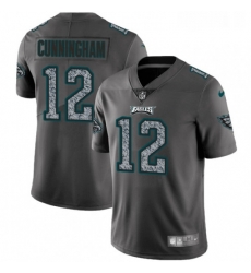 Youth Nike Philadelphia Eagles 12 Randall Cunningham Gray Static Vapor Untouchable Limited NFL Jersey