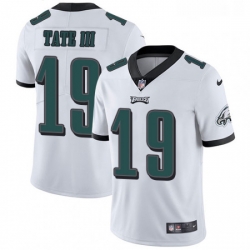 Youth Nike Philadelphia Eagles 19 Golden Tate III White Vapor Untouchable Limited Player NFL Jerse