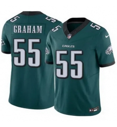 Youth Philadelphia Eagles Brandon Graham #55 Green F U S E Stitched NFL Jersey