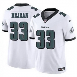 Youth Philadelphia Eagles Cooper DeJean #33 White F U S E Stitched NFL Jersey