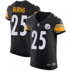 Men Nike Steelers #25 Artie Burns Black Team Color Stitched NFL Vapor Untouchable Elite Jersey