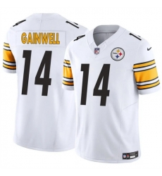 Men Pittsburgh Steelers 14 Kenneth Gainwell White 2025 F U S E  Vapor Limited Stitched Football Jersey