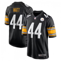Men Pittsburgh Steelers 44 Derek Watt Black Stitched Game Jersey