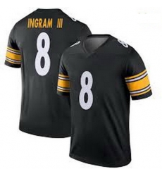 Men Pittsburgh Steelers 8 Ingram III Black Vapor Limited Jersey