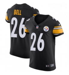 Mens Nike Pittsburgh Steelers 26 LeVeon Bell Black Team Color Vapor Untouchable Elite Player NFL Jersey