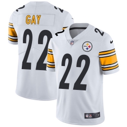 Nike Steelers #22 William Gay White Mens Stitched NFL Vapor Untouchable Limited Jersey