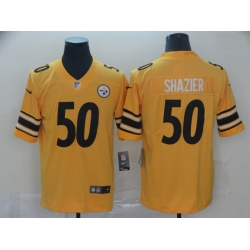 Nike Steelers 50 Ryan Shazier Gold Inverted Legend Limited Jersey