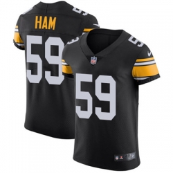 Nike Steelers #59 Jack Ham Black Alternate Mens Stitched NFL Vapor Untouchable Elite Jersey