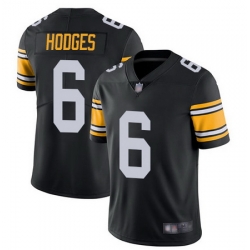 Nike Steelers 6 Devlin Hodges Black Alternate Vapor Untouchable Limited Jersey