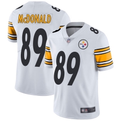 Steelers 89 Vance McDonald White Men Stitched Football Vapor Untouchable Limited Jersey 