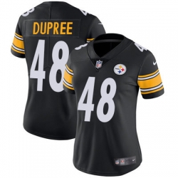 Nike Steelers #48 Bud Dupree Black Team Color Womens Stitched NFL Vapor Untouchable Limited Jersey