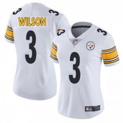 Women Pittsburgh Steelers 3 Russell Wilson Black F U S E Vapor Untouchable Limited Football Stitched Jersey