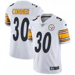 Youth Nike Pittsburgh Steelers 30 James Conner White Vapor Untouchable Limited Player NFL Jersey