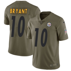 Youth Nike Steelers #10 Martavis Bryant Olive Stitched NFL Limited 2017 Salute to Service Jersey