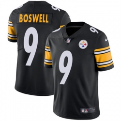 Youth Nike Steelers #9 Chris Boswell Black Team Color Stitched NFL Vapor Untouchable Limited Jersey