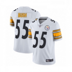 Youth Pittsburgh Steelers 55 Devin Bush White Vapor Untouchable Limited Player Football Jersey