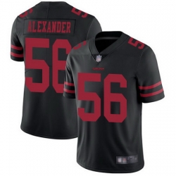 49ers #56 Kwon Alexander Black Alternate Men Stitched Football Vapor Untouchable Limited Jersey