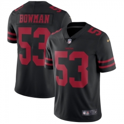 Men 49ers #53 NaVorro Bowman Black Vapor Untouchable Limited Player NFL Jersey